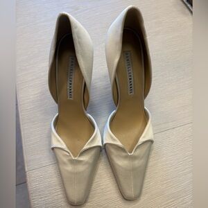 Danielle Frankel satin bridal heels - ivory 
37